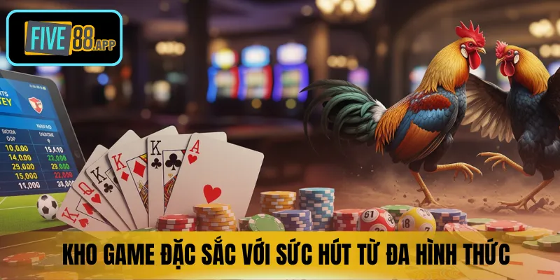 Kho game đặc sắc với sức hút từ đa hình thức